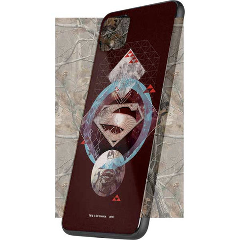 DC Comics Superman Purple Abstract Collage Google Pixel 4 XL Skin